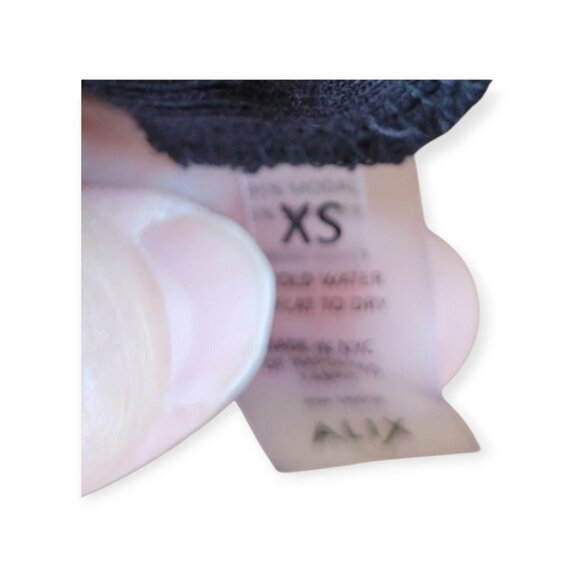 Revolve INTERMIX Black Knot Back Crop Top XS - Picture 10 of 13